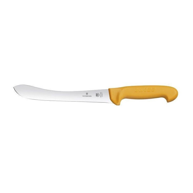 Victorinox Swibo, nôž na sťahovanie kože, žltý, pevný, 17 cm, 5.8426.17