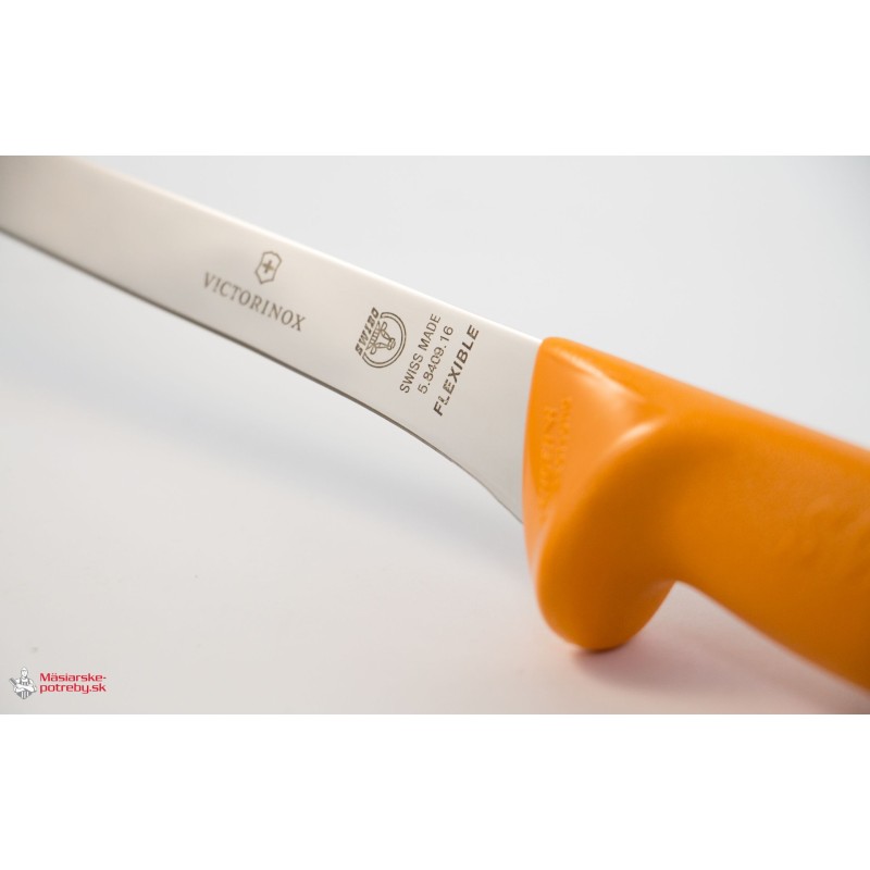 Swibo, vykosťovací nôž v žltej farbe, flexibilný, 13 cm, 5.8409.13