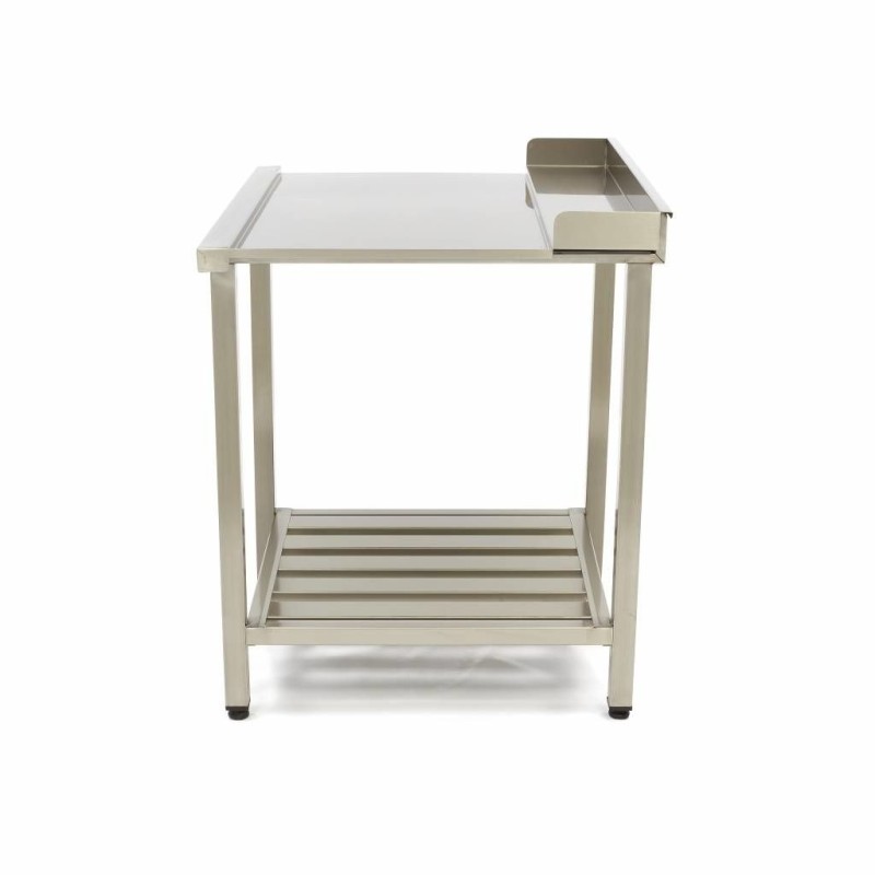 Nerezový výstupný stôl do umývačky riadu Maxima 700 x 750 mm, Vpravo