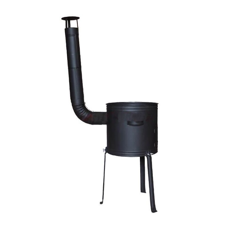 Vysoká kotlina 42 cm, žiaruvzdorná farba Plus 700