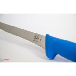 Schlachthausfreund, Cuțit pentru dezosare solid în culoare albastră, 15 cm, 2504-15