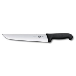 Victorinox Fibrox rovný mäsiarský nôž čierny, 18 cm, 5.5203.18