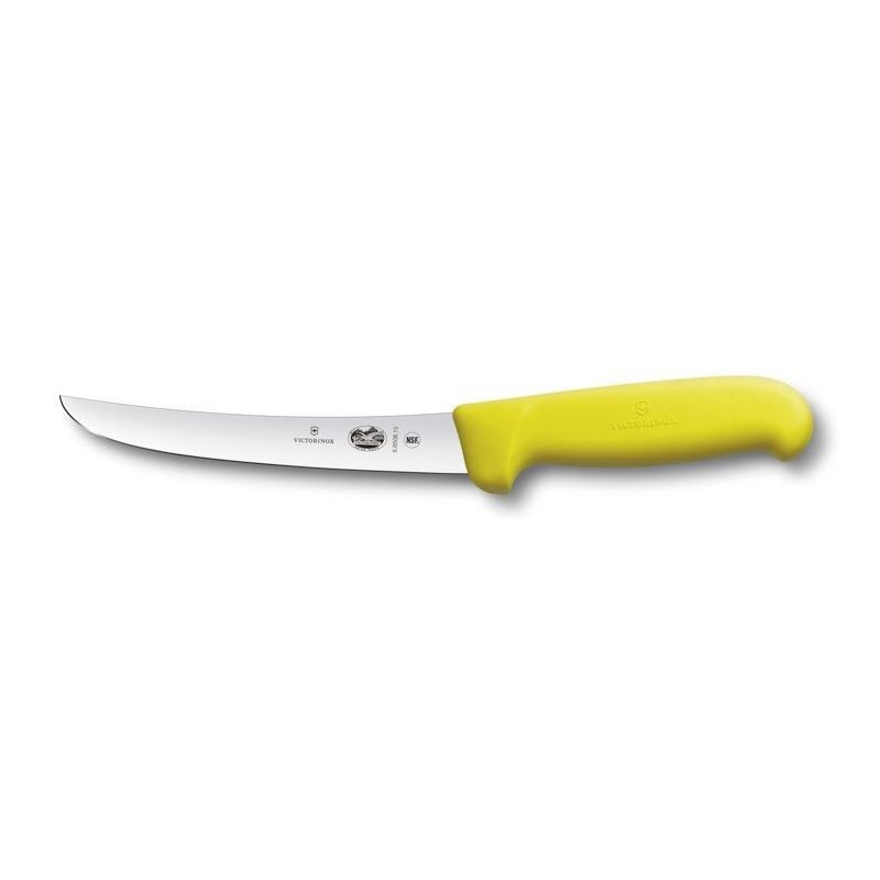 Victorinox, Fibrox, Vykosťovacie nože v žltej farbe, pevný, 15 cm, 5.6508.15