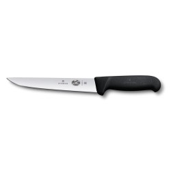 Cuțitul pentru oase Victorinox Fibrox, de culoare albastră, cu lungimea de 18 cm, 5.5503.18