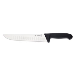 Giesser, cuțit de măcelar negru, drept, 24 cm, 4005wwl-24s