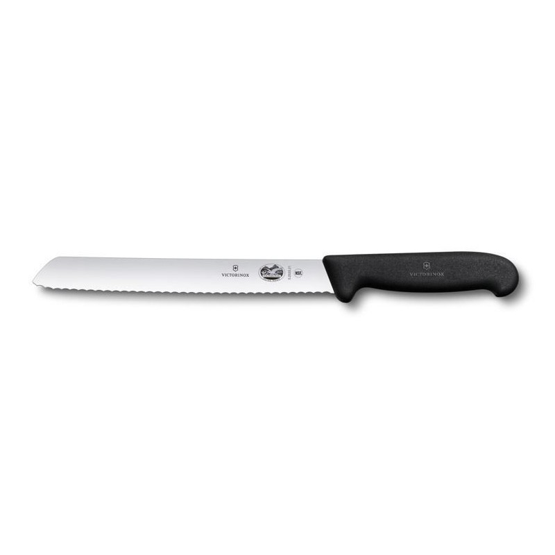 Victorinox, Fibrox, čierny nôž na pečivo, 21 cm, 5.2533-21