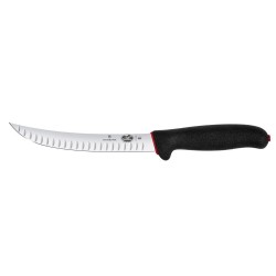 Victorinox, Fibrox Dual Grip, Mäsiarský nôž s vrúbkovaním, 25 cm, 5.7223.25D