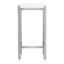 Măsuță de lucru pentru carne- 40 x 40 cm - Royal Catering - cu înălțimea de 80 cm