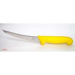 Schlachthaisfreund, Cuțit pentru dezosat solid în culoarea galbenă, 13 cm, 2504-13CS